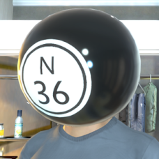 Bingo Ball Head - Male