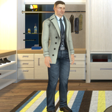Wool Coat Outfit - Male