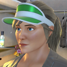 Poker Visor - Female