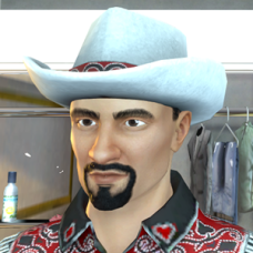 Rhinestone Cowboy Hat - Male