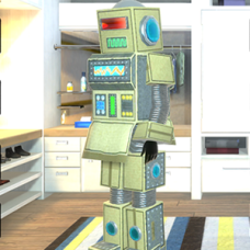 Cardboard Robot Outfit - Male