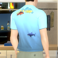 Fish and Chips Tee Shirt - Male