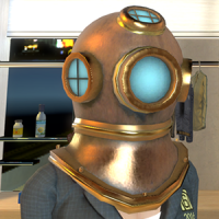 Old Diver Helmet - Female