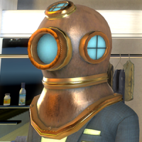 Old Diver Helmet - Male