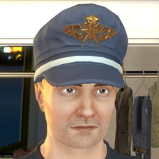 Air Force Captain Hat - Male