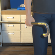 Silver Cane - Male