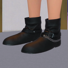 Chained Ankle Boots - Female