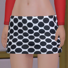 Patterned Mini Skirt - Female