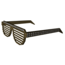Golden Slotted Shades