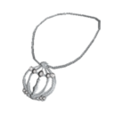 Iced Crown Necklace