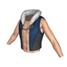 Fur-Collar Vest
