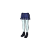 Indigo Mini-Skirt and Boots