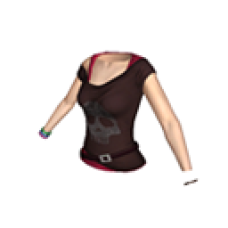 Studded Top - Skull
