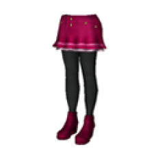 Pink Miniskirt and Boots