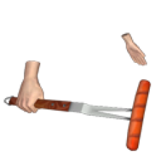 Hot Dog Fork - Male