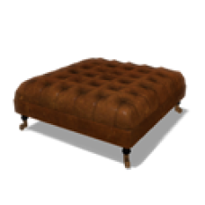 Abbey Hill Cottage Chesterfield Footstool