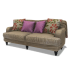 Abbey Hill Cottage Plush Sofa