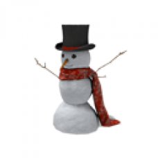 Abbey Hill Garden Party - Winter Retreat Snowman
