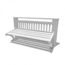 Acorn Meadows Apartment - Bench - White
