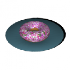 Flying Doughnut (Pink and Sprinkles)