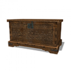 Castle Strakh - Carved Oak Chest