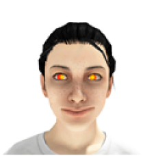 Glowing Ember Contact Lenses