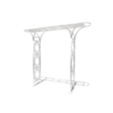 Garden Arch, Flat Roof (White)