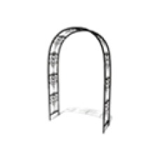 Garden Arch, Round Roof (Black)