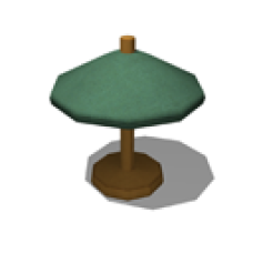 Home Cushion (Dark Green Patio Umbrella)