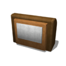 Home Cushion (Video Screen White)