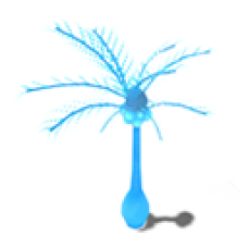Animated Electric Palm Tree