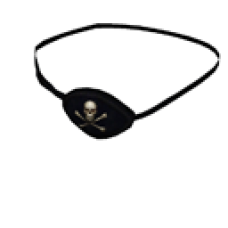 Captain Skull - Bones Eye Patch (Female)
