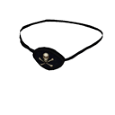 Captain Skull - Bones Eye Patch (Male)