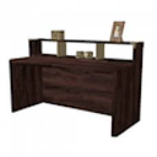Gold Trim Modern Desk