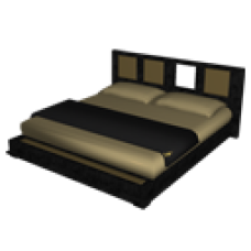 Modern Gold Bed