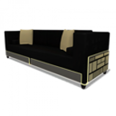 Gold Accented Couch