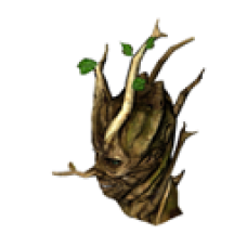 Dragon's Green Enchanted Tree Head