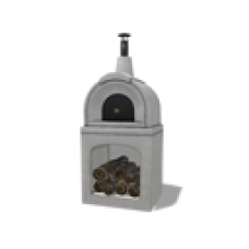 Outdoor Wood Burning Oven - White