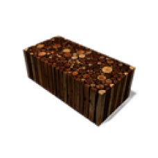 Cut Log Coffee Table - Walnut