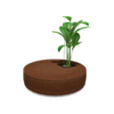 Round Planter Seat - Chocolate