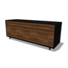 Wooden Sideboard - Walnut
