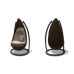 Rattan Swing Chair - White