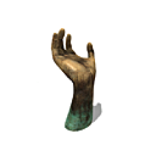 Hand Sculpture Beach Art