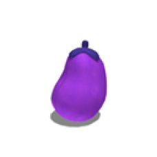 Lucky Eggplant Stuffed Doll