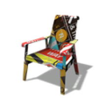 Subway Sign Chair - Trey