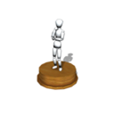 Echochrome Thinking Man Trophy