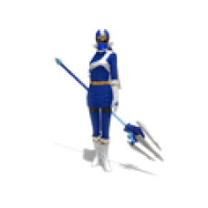 Unidentified Squadron U-Man Blue Figure (Women)