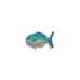 Stuffed Fish (Double-Lined Fusilier)