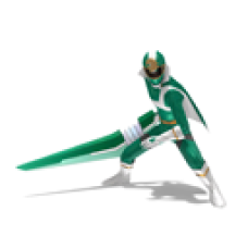 Unidentified Squadron U-Man Green Figure (Men)