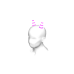 Shining Double Oni Horn (Short, Purple, Men)